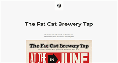 Desktop Screenshot of fatcattap.co.uk